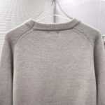 Dior Men Christian Dior Atelier Sweater Gray Wool Jersey - Imagen 6