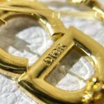 Dior Women Clair D Lune Brooch Gold-Finish Metal and White Crystals – Image 7