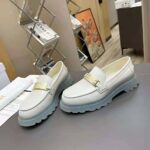 Dior Women Code Loafer White Brushed Calfskin - Bild 3