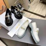 Dior Women Code Loafer White Brushed Calfskin - Bild 2