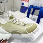 Dior Women D-Connect Sneaker Gold-Tone Laminated Mesh - Image 8