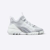 Dior Women D-Connect Sneaker Silver-Tone Laminated Mesh