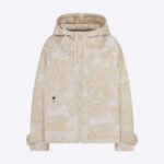 Dior Women D-Way windbreaker Gold-Tone Technical Taffeta Jacquard