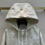Dior Women D-Way Windbreaker Gold-Tone Technical Taffeta Jacquard – Bild 4