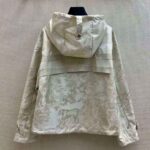 Dior Women D-Way Windbreaker Gold-Tone Technical Taffeta Jacquard – Bild 3