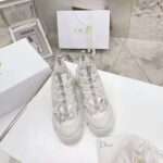 Dior Women D-connect Sneaker White Dior Spatial Printed Reflective Technical Fabric - immagine 5
