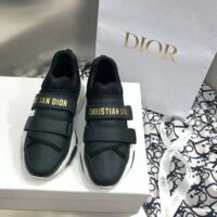 Dior Women D-wander Sneaker Black Calfskin (1)