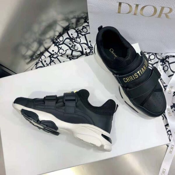 Dior Women D-wander Sneaker Black Calfskin (5)
