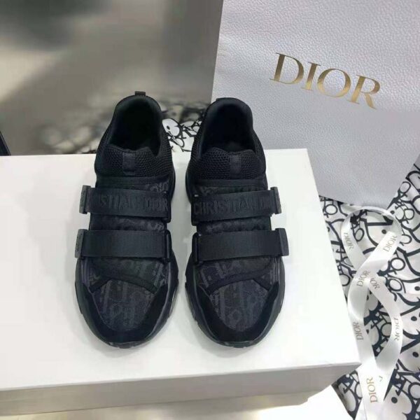 Dior Women D-wander Sneaker Uber Black Dior Oblique Technical Fabric (2)