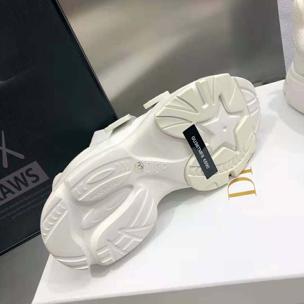 Dior Women D-wander Sneaker White Calfskin