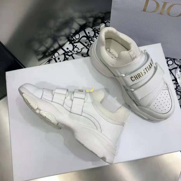 Dior Women D-wander Sneaker White Calfskin (4)