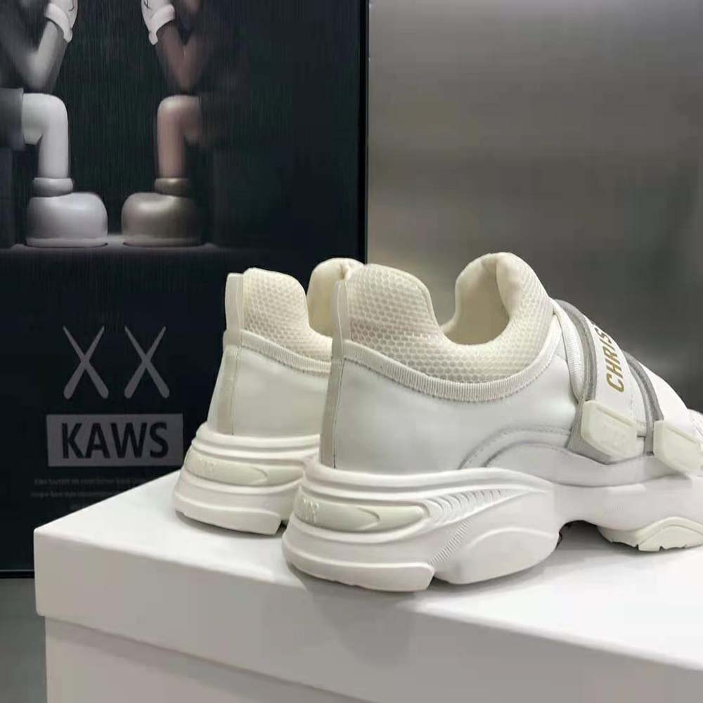 Dior Women D-wander Sneaker White Calfskin