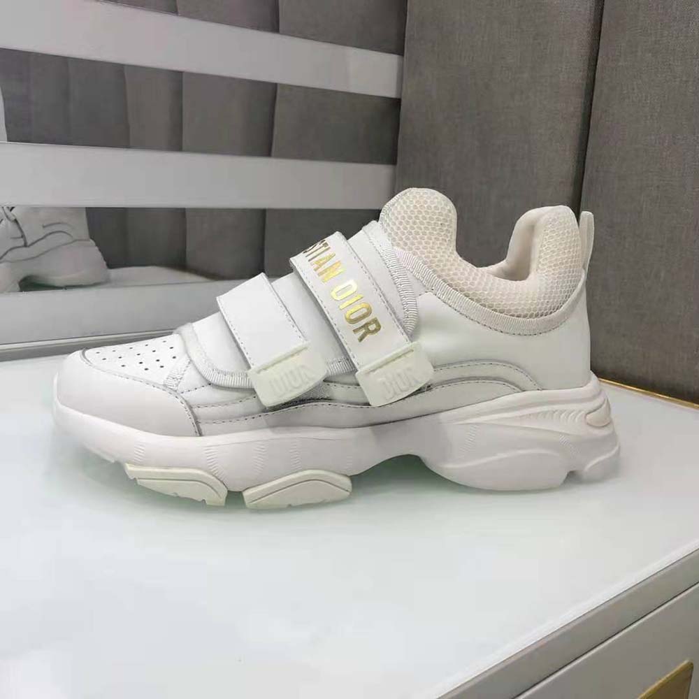 Dior Women D-wander Sneaker White Calfskin
