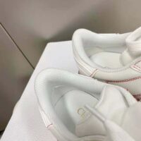 Dior Women Dior-Id Sneaker White Calfskin and Transparent Red Rubber (1)