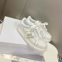 Dior Women Dior-Id Sneaker White Calfskin and Transparent Rubber (1)