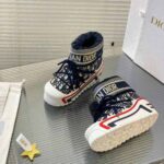 Dior Women Dioralps Snow Ankle Boot Deep Blue Dior Oblique Shiny Nylon – Bild 2