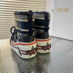Dior Women Dioralps Snow Ankle Boot Deep Blue Dior Oblique Shiny Nylon – Bild 6