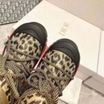 Dior Women Dioralps Snow Boot Beige Multicolor Mizza Shiny Nylon - Image 9