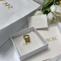 Dior Women Dio(r)evolution Ring Antique Gold-Finish Metal and Citrine (1)