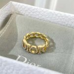 Dior Women Dio(r)evolution Ring Gold-Finish Metal and White Crystals – Image 4