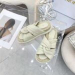 Dior Women Dtwist Slide White Cannage Lambskin - Image 3