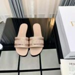 Dior Women Dway Slide Rose Des Vents Cotton Embroidered with Metallic Thread and Strass - Bild 2