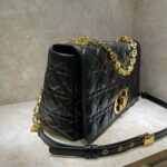 Dior Women Large Dior Caro Bag Black Soft Cannage Calfskin - Image 7