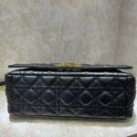 Dior Women Large Dior Caro Bag Black Soft Cannage Calfskin - Image 5