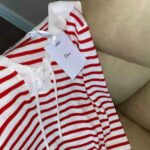 Dior Women Mariniere Sweater Peony Pink Linen Cashmere and Silk - Image 10