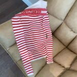 Dior Women Mariniere Sweater Peony Pink Linen Cashmere and Silk - Image 6