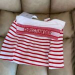 Dior Women Mariniere Sweater Peony Pink Linen Cashmere and Silk - Image 7