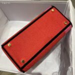 Dior Women Medium Lady D-lite Bag Bright Pink Multicolor D-Flower Pop Embroidery - Image 4