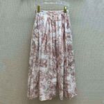 Dior Women Mid-Length Skirt Rose Des Vents Cotton Muslin with Toile DE Jouy Motif – Bild 2