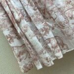 Dior Women Mid-Length Skirt Rose Des Vents Cotton Muslin with Toile DE Jouy Motif – Bild 7
