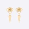 Dior Women Petit CD Earrings Gold-Finish Metal
