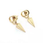 Dior Women Petit CD Earrings Gold-Finish Metal - Bild 3