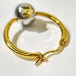 Dior Women Petit CD Earrings Gold-Finish and Palladium-Finish Metal - Imagen 5