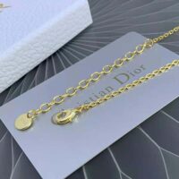 Dior Women Petit CD Necklace Gold-Finish Metal (1)