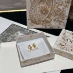 Dior Women Petit CD Stud Earrings Gold-Finish Metal with a White Crystal - Image 2