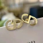 Dior Women Petit CD Studs Earrings Gold-Finish Metal - Bild 5