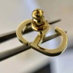 Dior Women Petit CD Studs Earrings Gold-Finish Metal - Bild 6