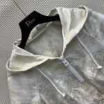 Dior Women Short Hooded Dress Gold-Tone Technical Taffeta Jacquard - Bild 5