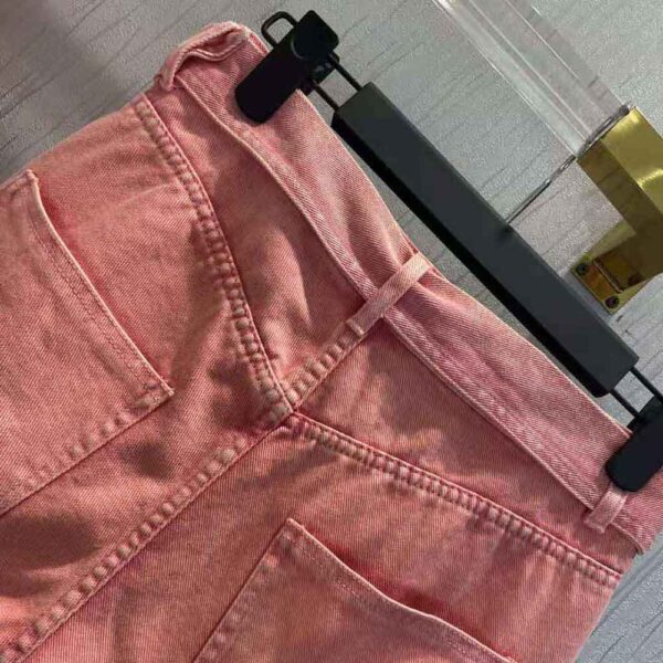 Dior Women Shorts Pink Cotton Denim (6)