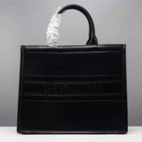 Dior Women Small Dior Book Tote Black Calfskin (1)