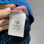 Dior Women Sweater Bright Blue and Pink D-Jungle Pop Double-Sided Technical Cashmere – Image 10