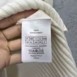 Dior Women Sweater White Cashmere with Multicolor Butterfly Motif - Image 9