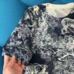 Dior Women T-shirt Navy Blue Toile De Jouy Cotton and Linen Jersey - Image 8