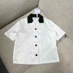 Dior Women Vibe Blouse White Technical Satin - immagine 3