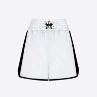 Dior Women Vibe Shorts White Technical Satin (1)