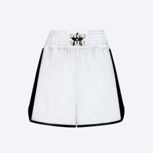 Dior Women Vibe Shorts White Technical Satin